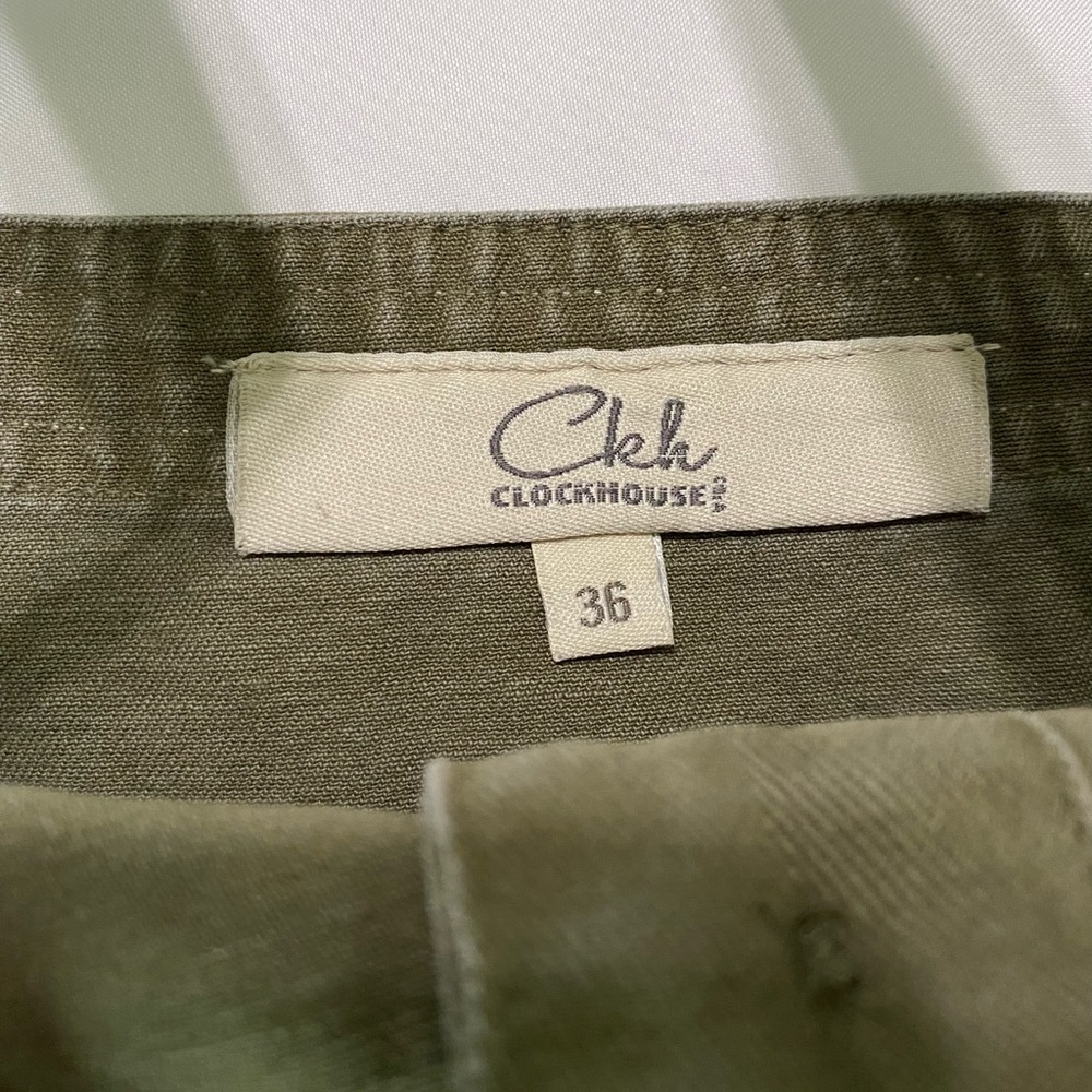 NWOT Clockhouse Dark Green Mini Dress - Picture 6 of 6